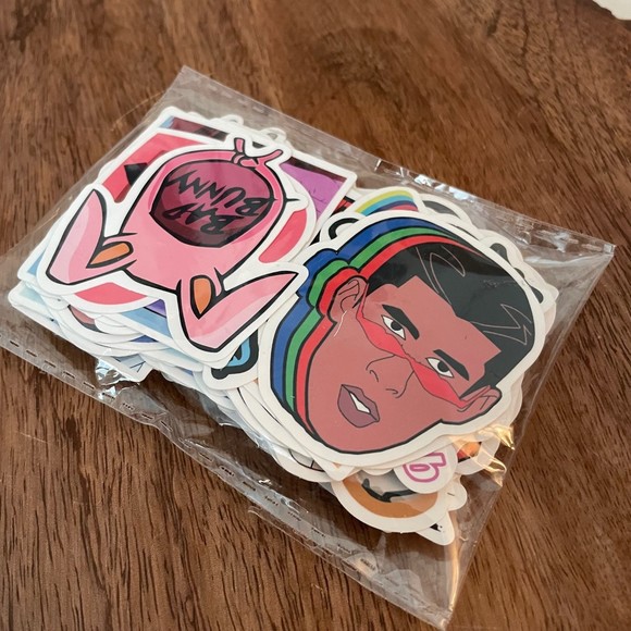 Bad Bunny Stickers 100 pieces - Picture 1 of 4